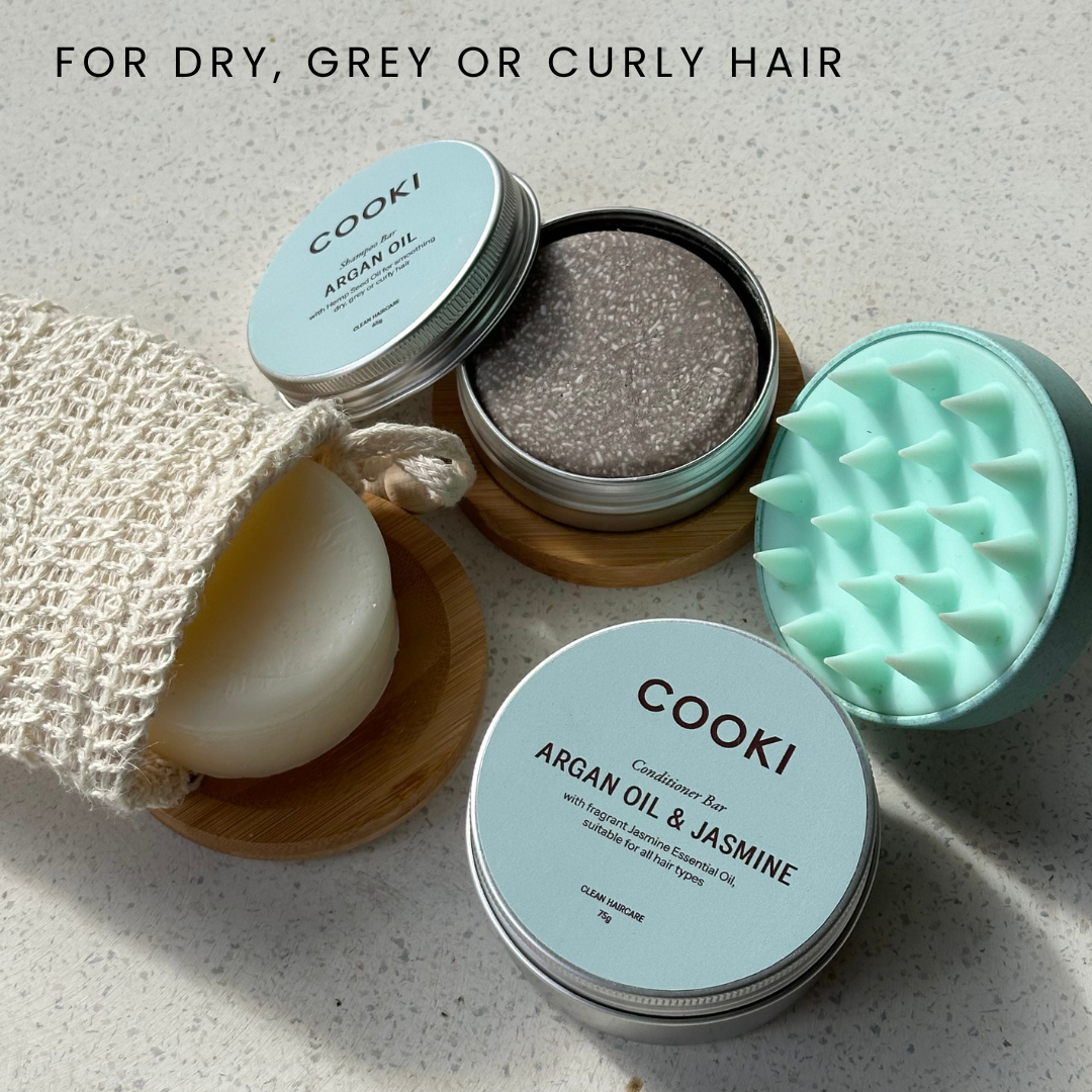 Argan Oil Starter Pack for Dry, Grey or Curly Hair